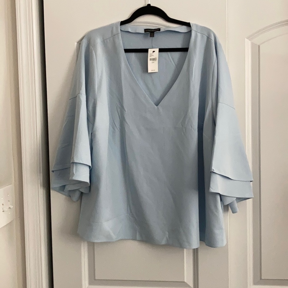 NWT Light Blue VNeck Blouse